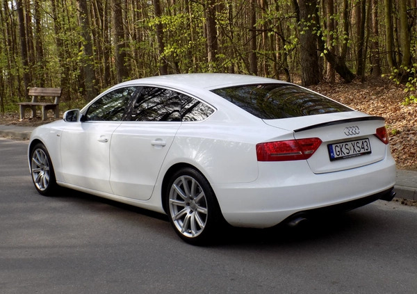 Audi A5 cena 43999 przebieg: 210000, rok produkcji 2011 z Kościerzyna małe 742